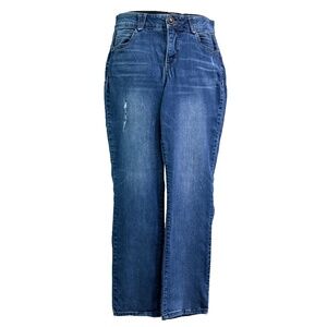 🌸 EUC Democracy “Ab”solution Jeans — Straight Leg — Medium Wash — Sz 10